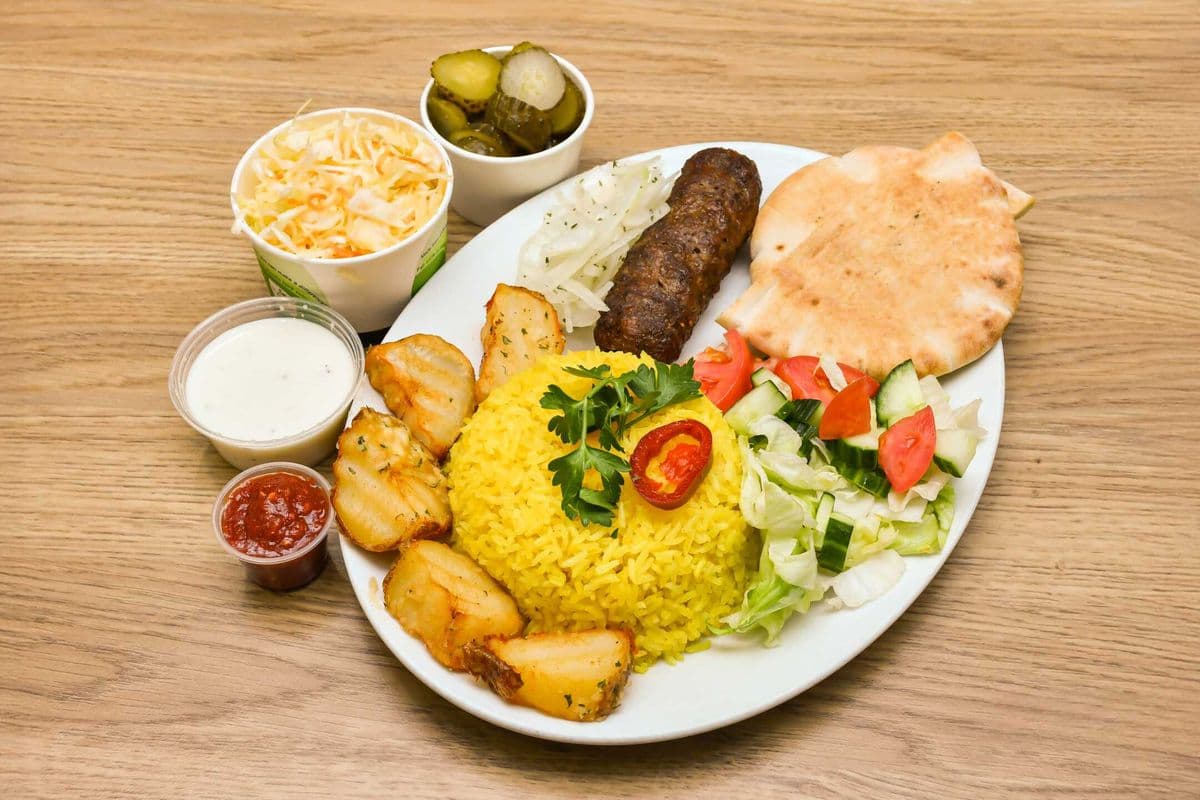 Lula Kebab Dinner Combo