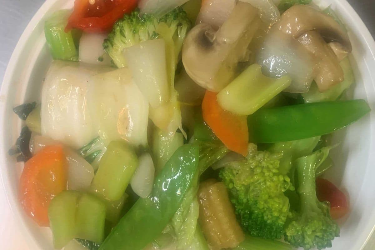 Stir-Fried Plain Mixed Vegetables