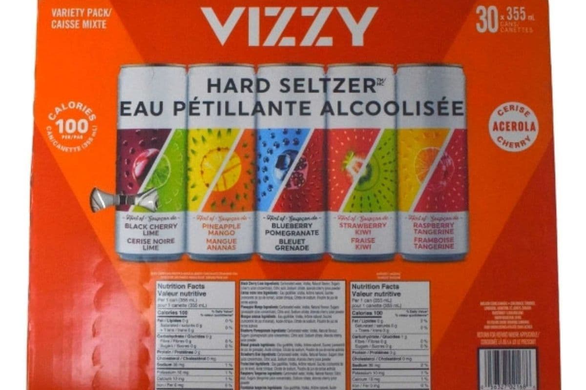 VIZZY VARIETY MIXER (30 PACK) (30 x 355ML CAN)