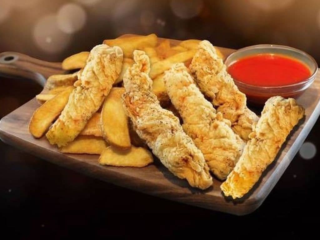Medium Chicken Fingers & Wedges (5 pcs)