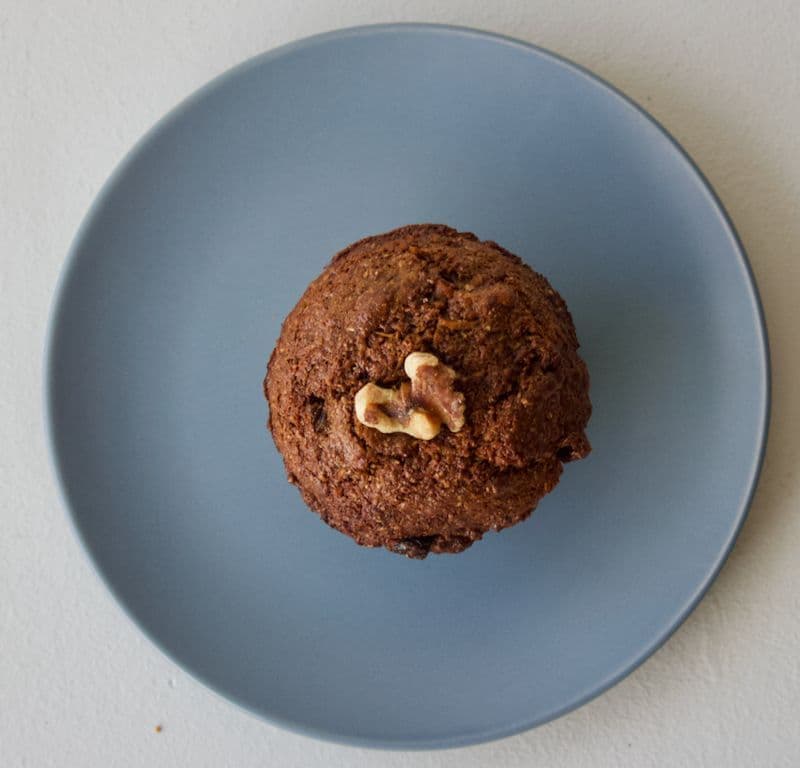 walnut bran muffin