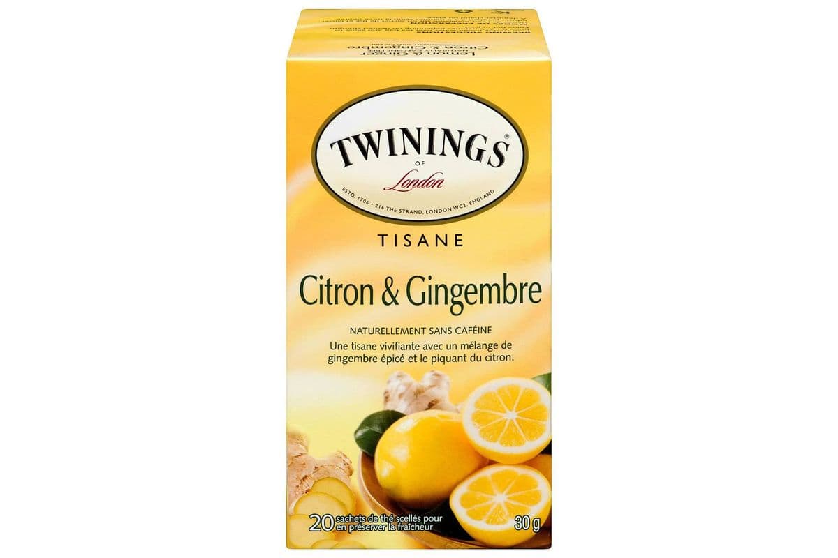 Twinings - Tisane au Citron & Gingembre / Lemon & Ginger Herbal Tea (20)