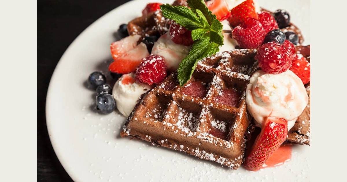 Mixed Berry Waffles