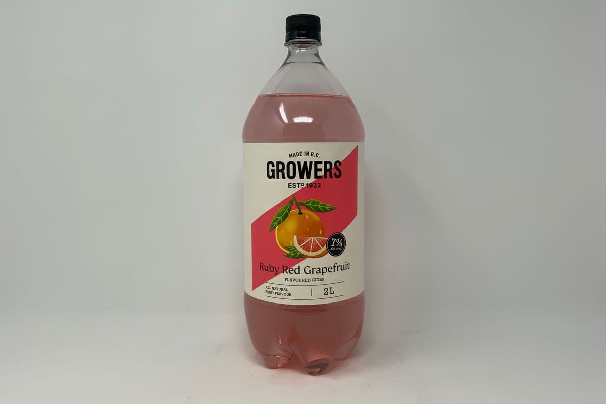 GROWERS CIDER -RUBY RED GRAPEFRUIT (1 x 2L)