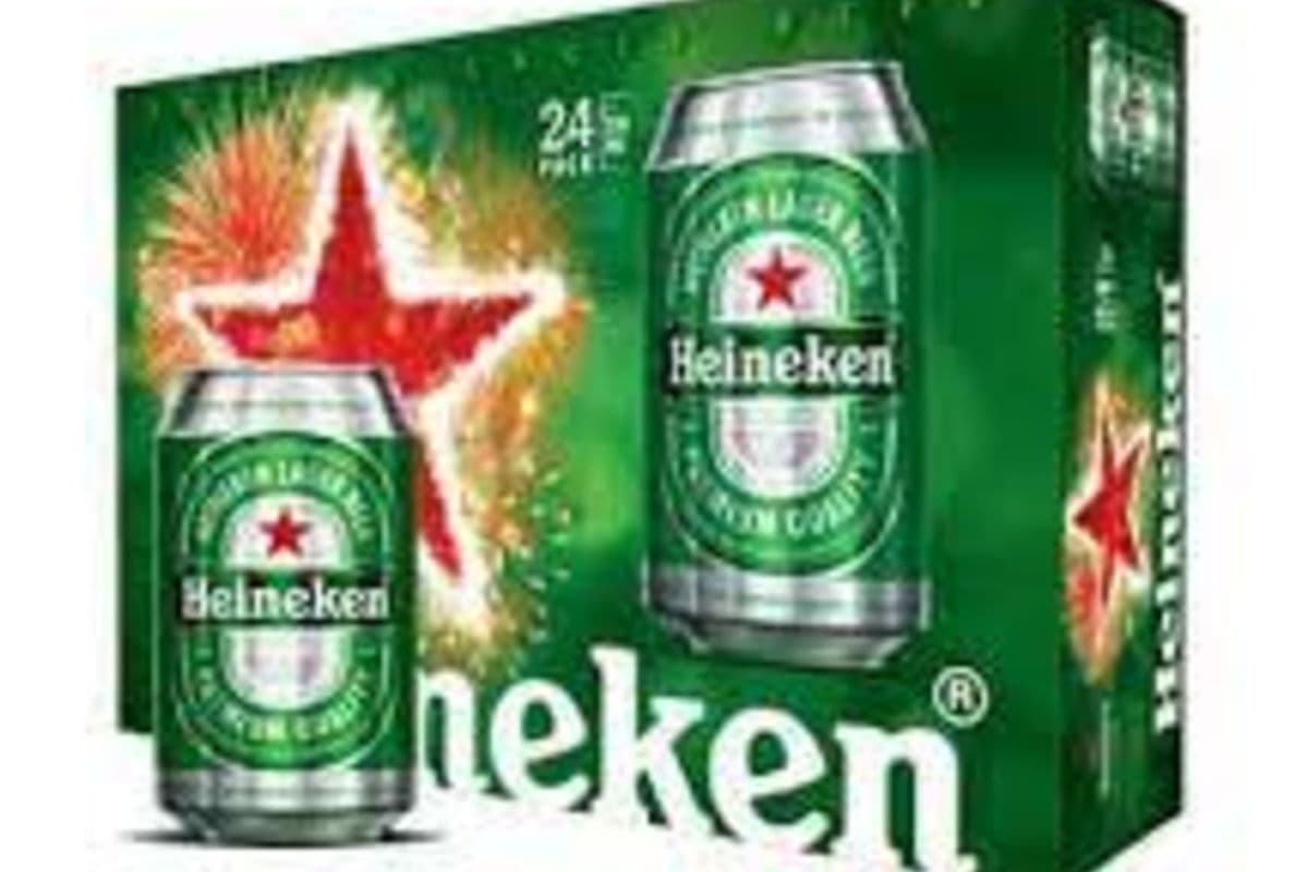 HEINEKEN LAGER 24 CANS (24 x 355 ml cans)