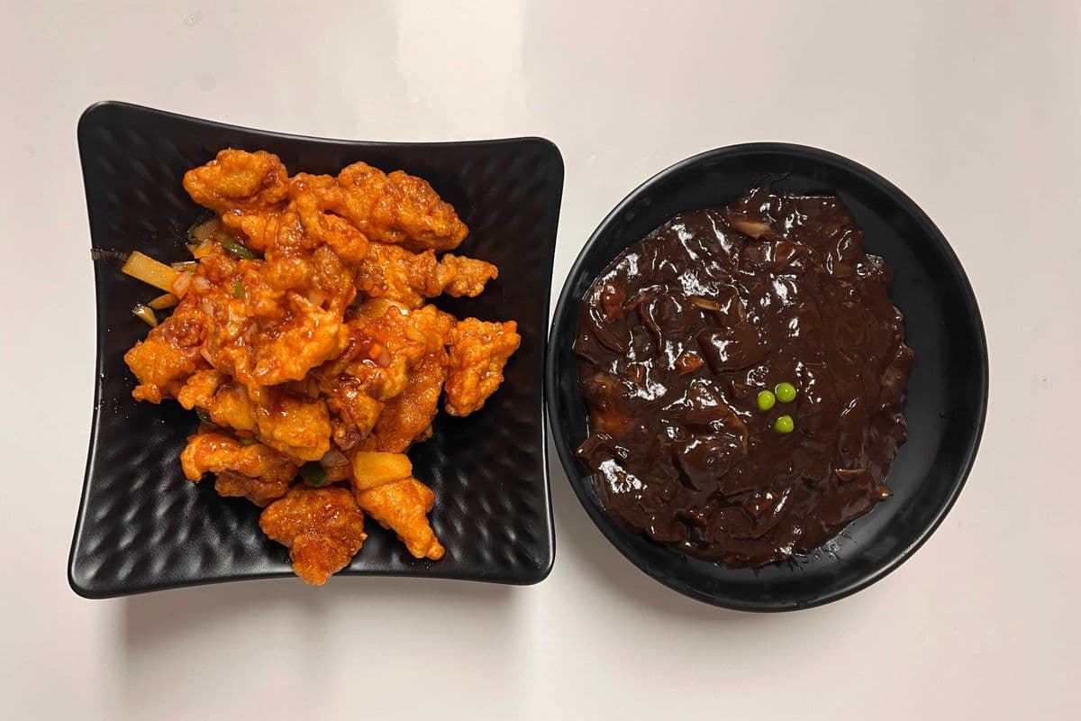 Kkanpunggi (Medium) + Black Bean Noodles