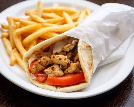 Chicken Souvlaki Pita Wrap