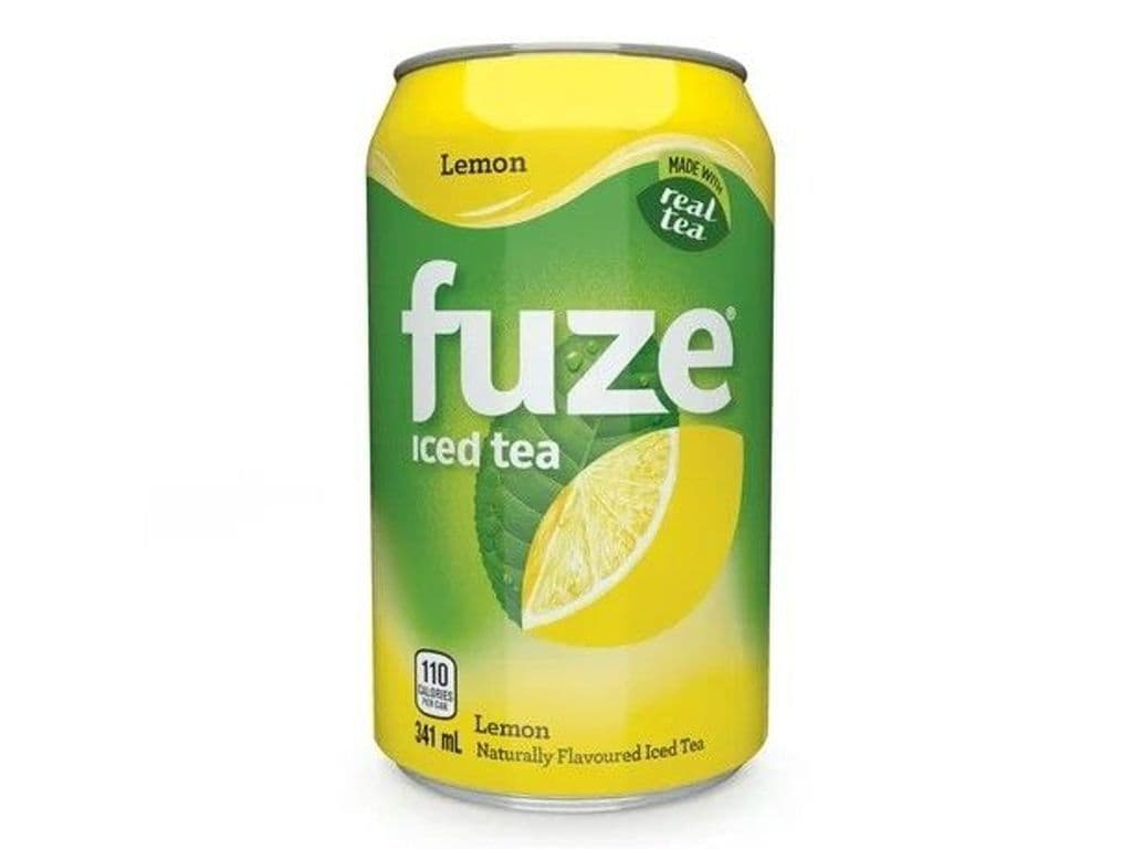 Can of Fuze Iced Lemon Tea