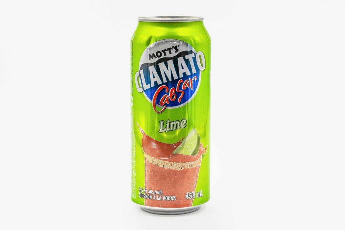 MOTT'S CLAMATO CAESAR LIME (458ML) (1 x 458ML CAN)