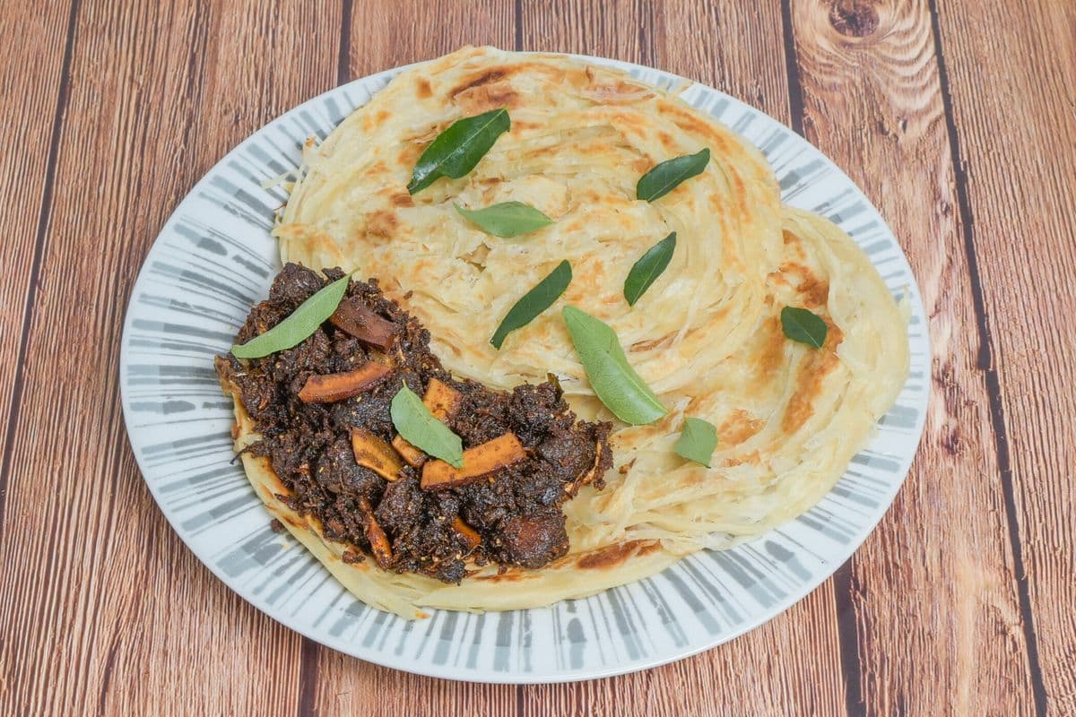 Kerala Porotta (3) &Beef Curry