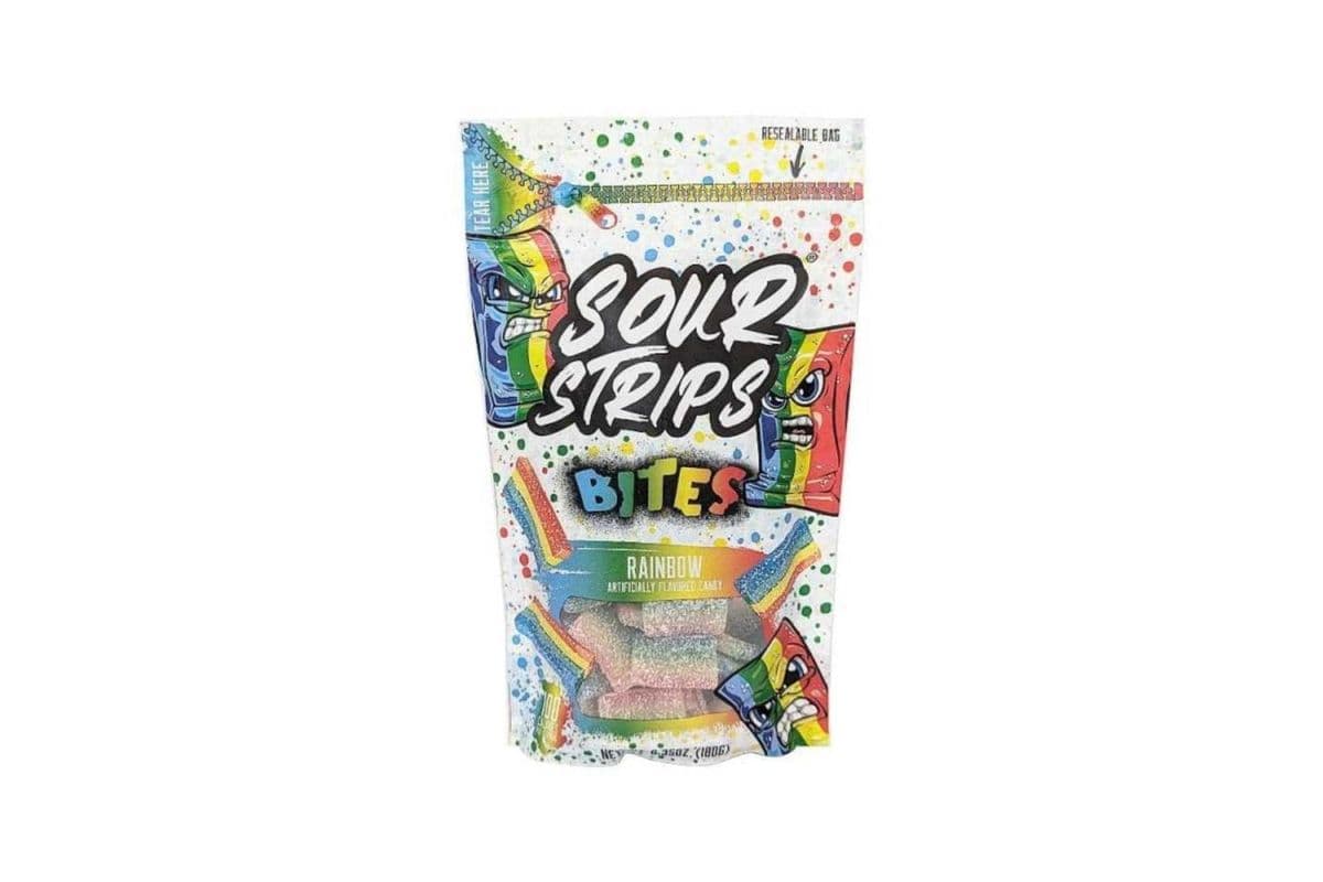 Sour Strips Rainbow 96g