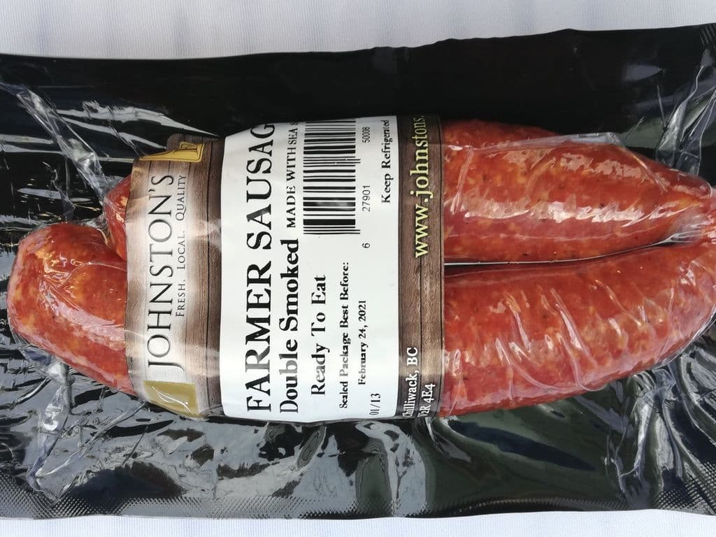 JOHNSTON'S FARMER SAUSAGE