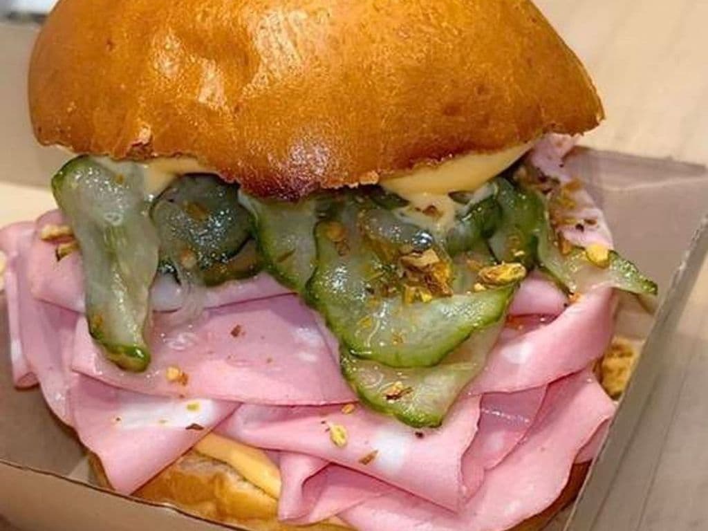 Fried Mortadella Sandwich