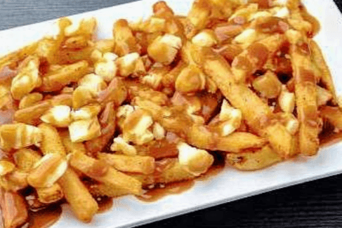Chez and Lucy Poutine