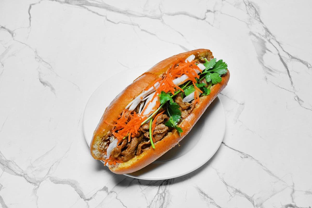 54. Satay Beef Sub