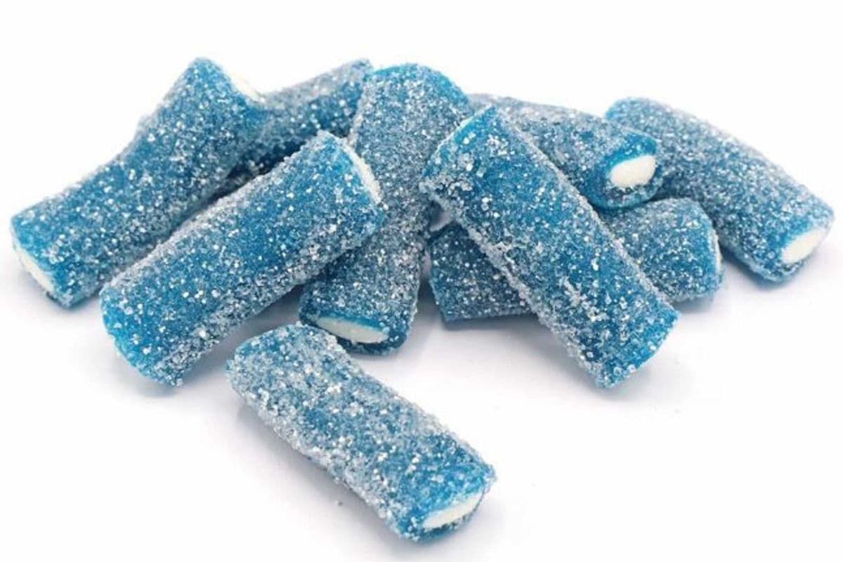Fizzy Blue Raspberry Cable Bites