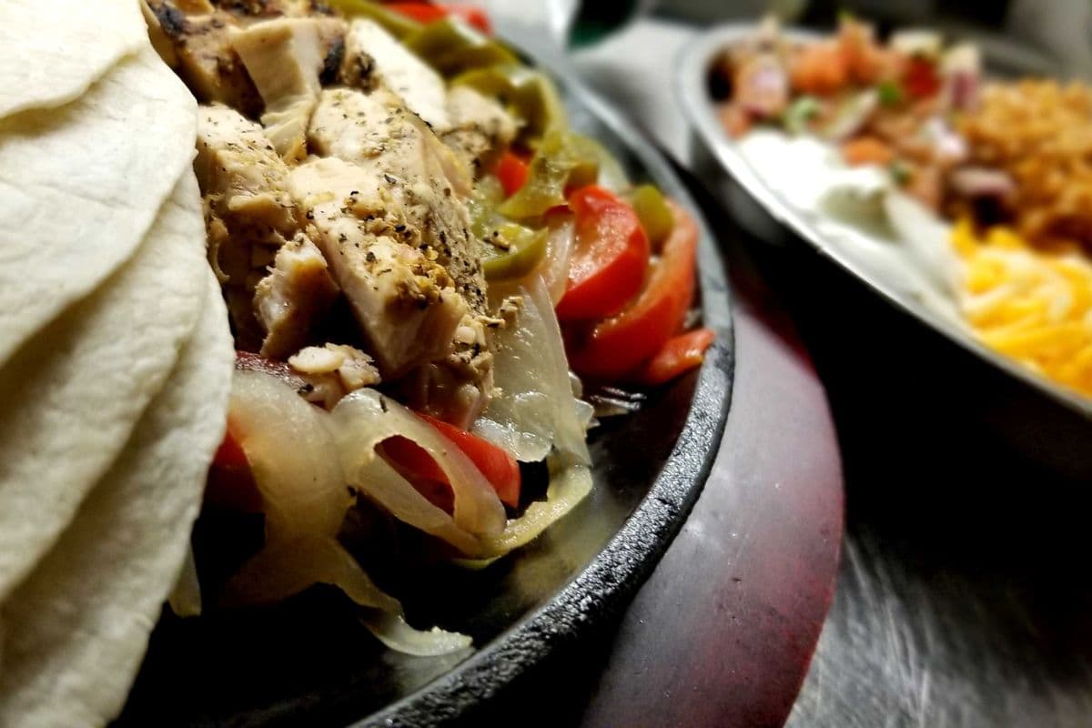 Volcano Fajitas for One