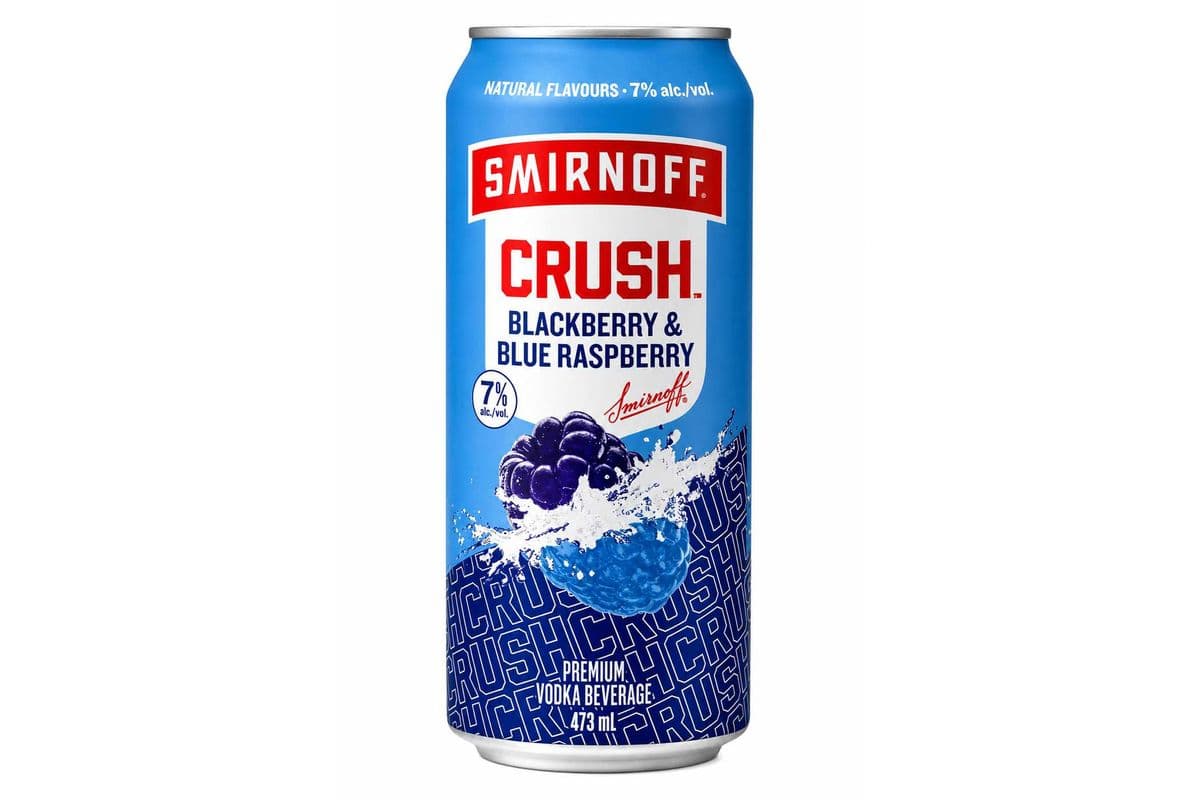 Smirnoff Crush Blackberry Can (1 x 473ml)