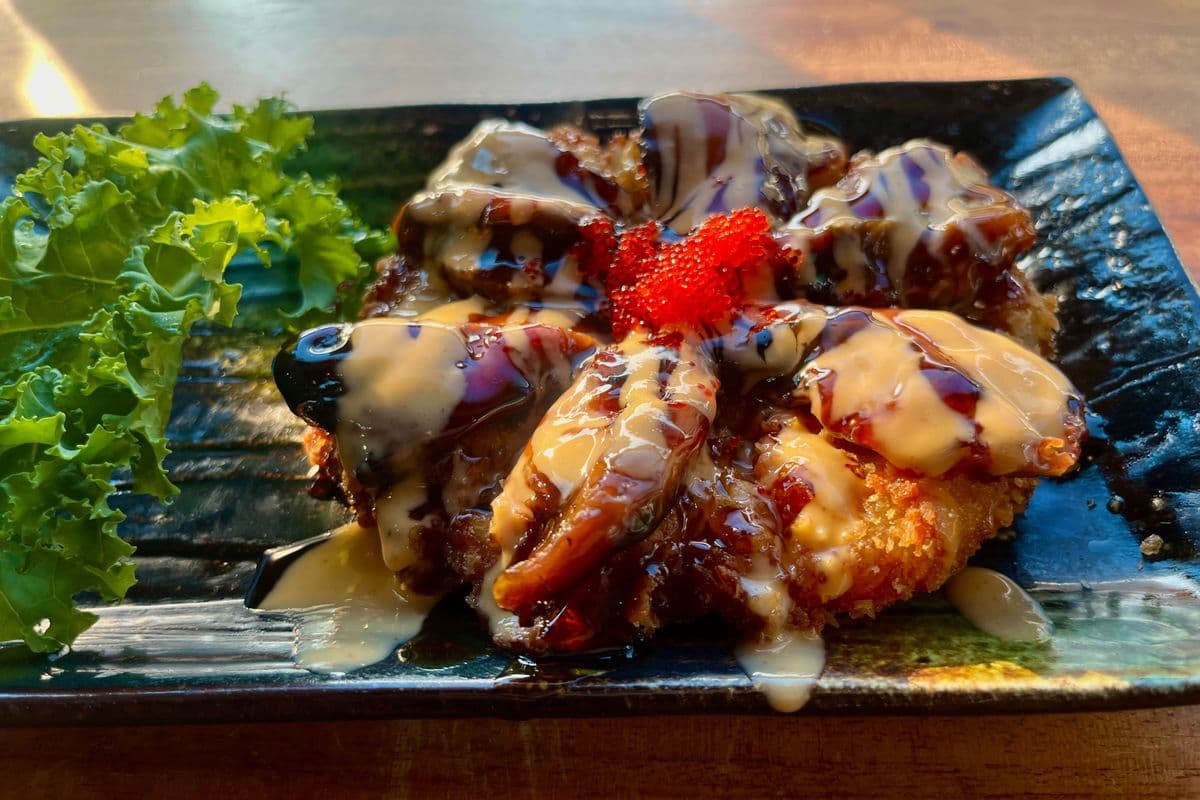 157. BBQ Eel Sushi Pizza (6 pcs)