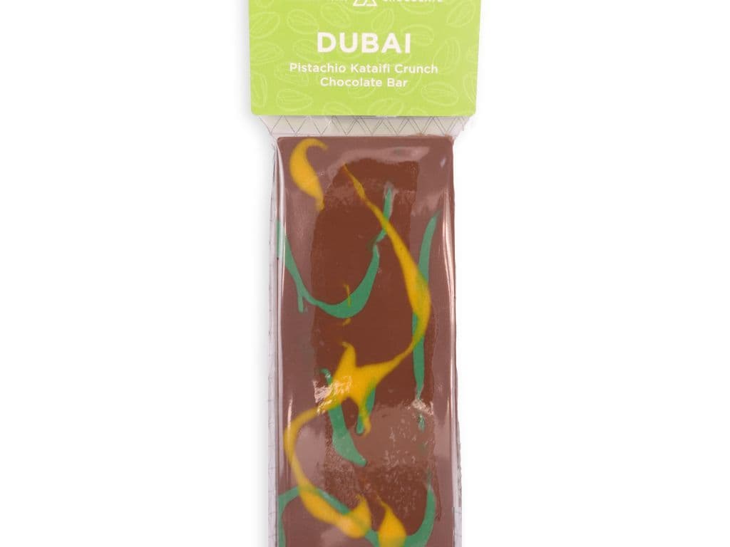 Pistachio Kataifi Crunch, Chocolate Bar