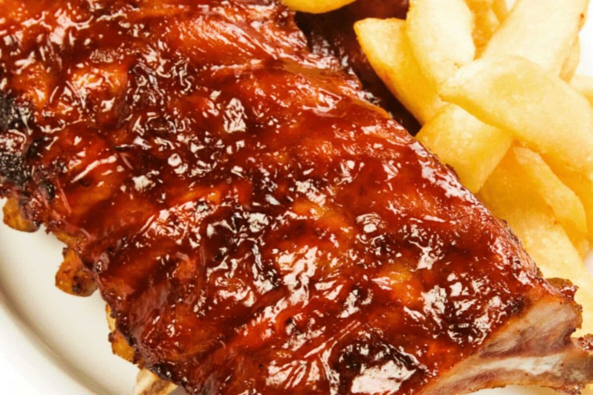 Full Rack of Ribs and Fries