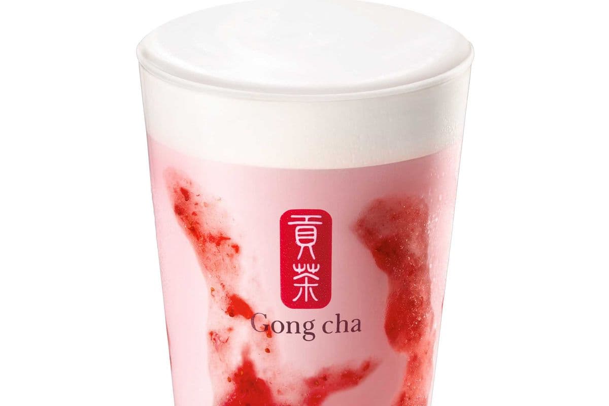 Strawberry Almond Milk Tea