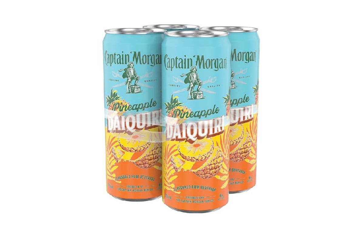 880560 - CAPTAIN MORGAN PINEAPPLE DAIQUIRI (4 x 355ML (CANS))