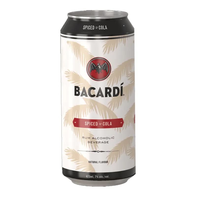 Bacardi Spiced & Cola (1 x 473 ml)