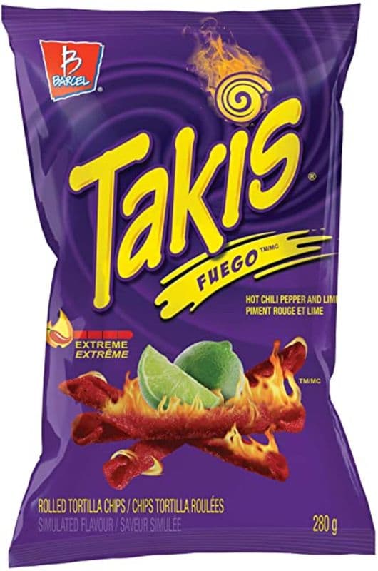 Takis Fuego Hot Chilli and Lime (280 g)
