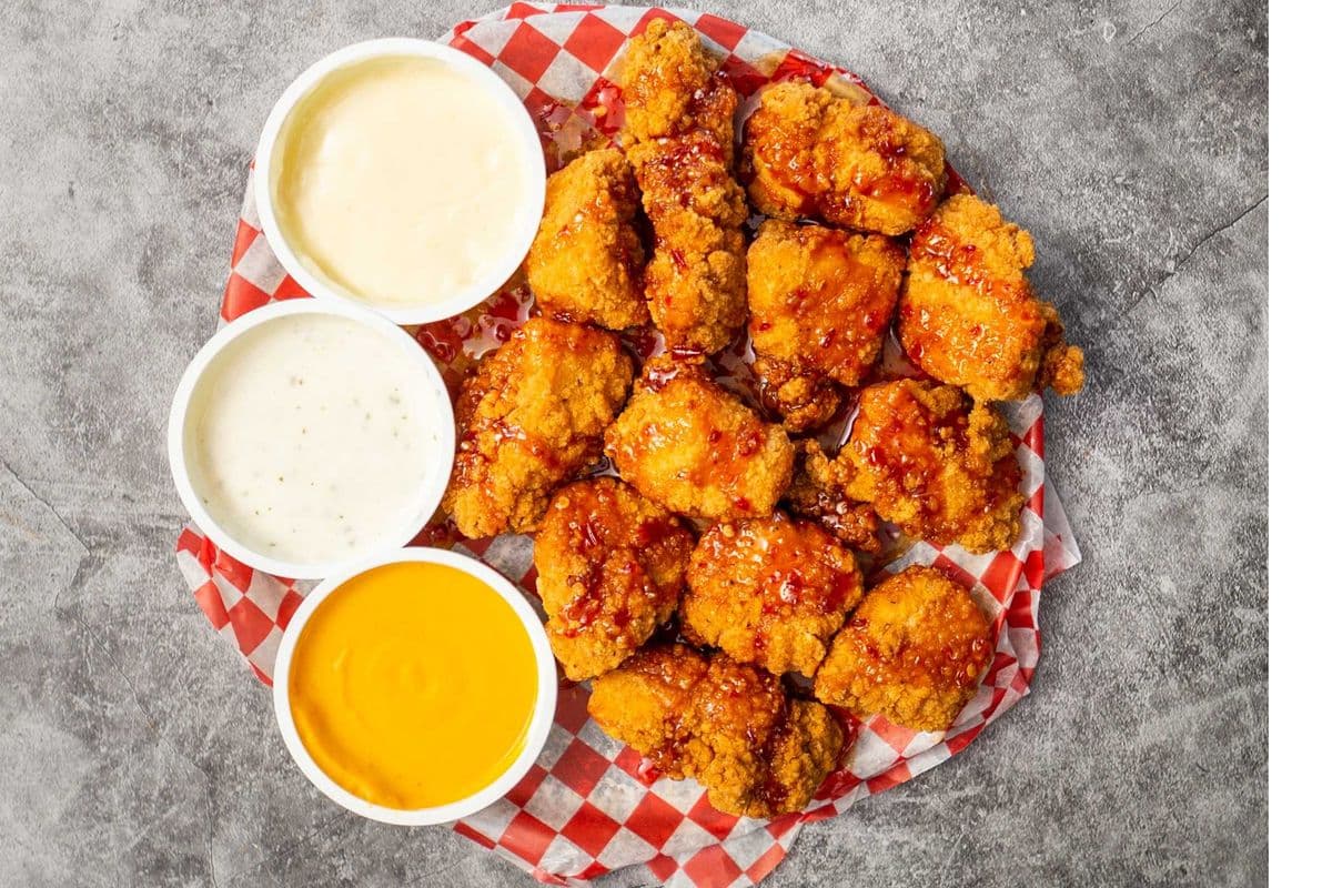 Thirty Six Pieces Boneless Chicken Bites
