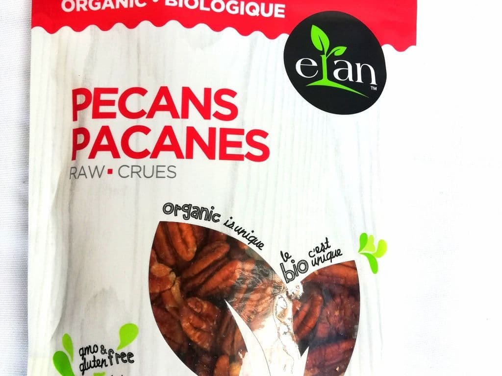 ELAN ORGANIC RAW PECANS 125G