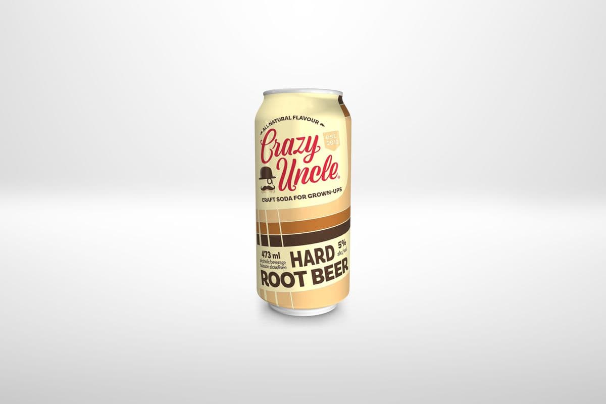 Crazy Uncle Hard Root Beer for Grown-Ups (1 x 473 ml)