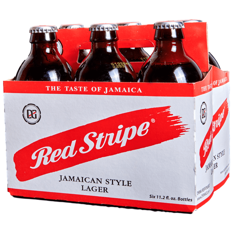 Red Stripe (6 Pack) (1 x 330 ml Bottles)