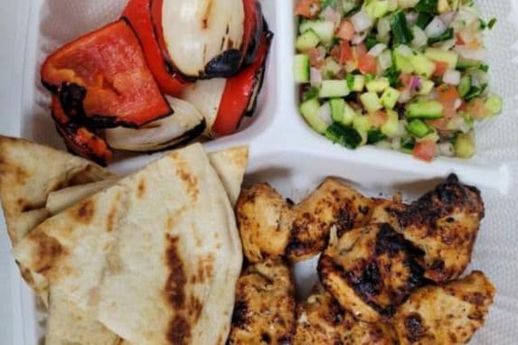 13. Kebab with Naan Bread
