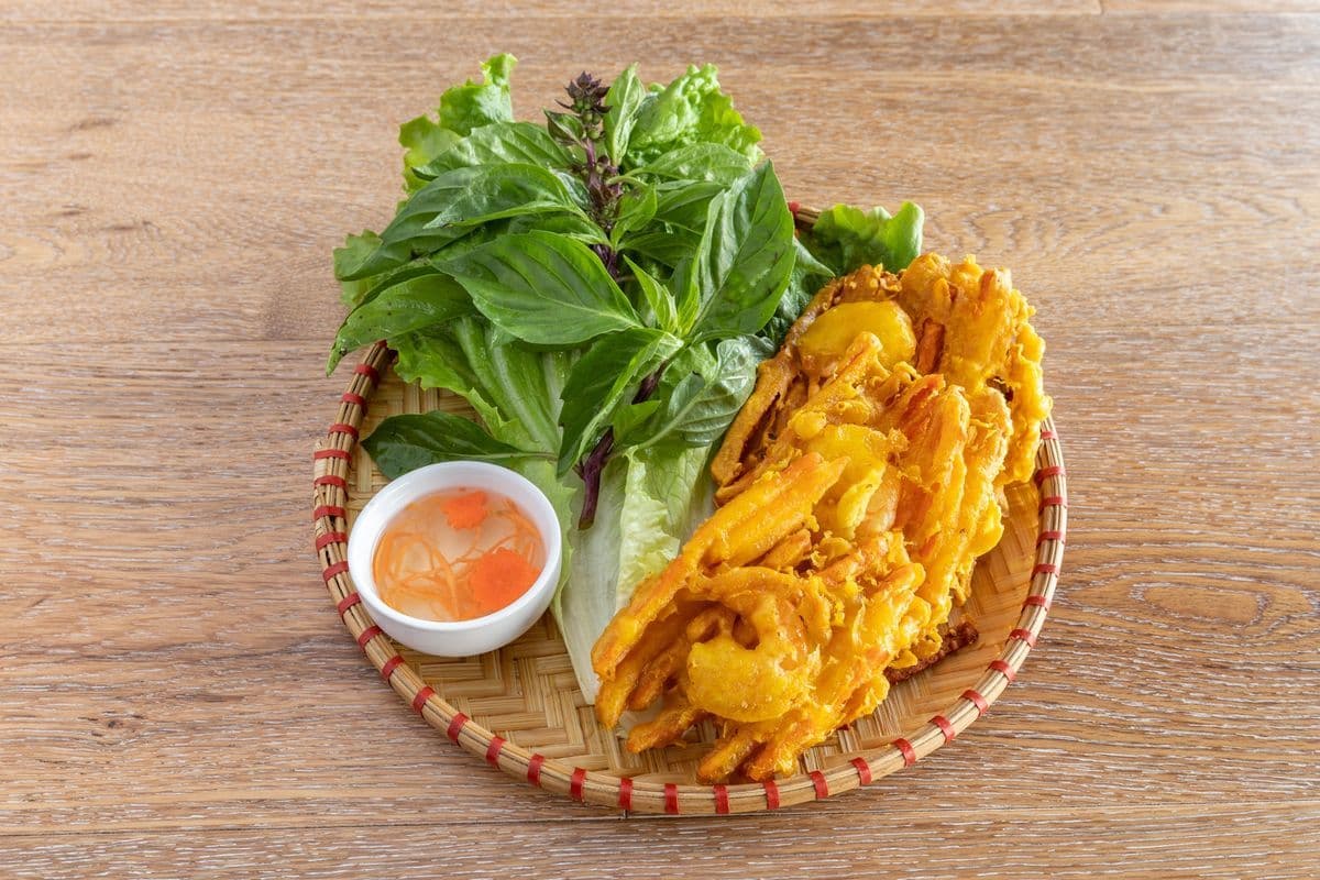 5. Sweet Potato and Shrimp Crepe