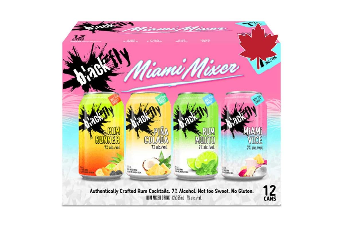 Black Fly Miami Mixer (12 x 355 ml)