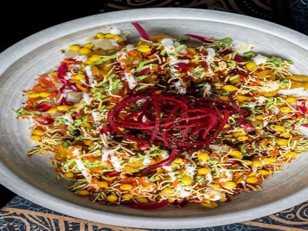 Vegetable Pakora Chaat