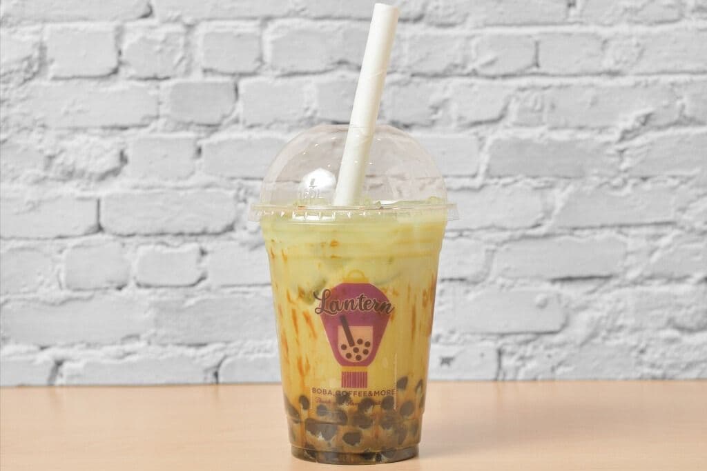 Brown Sugar Matcha Milk Tea (500ml) (320 Cal)