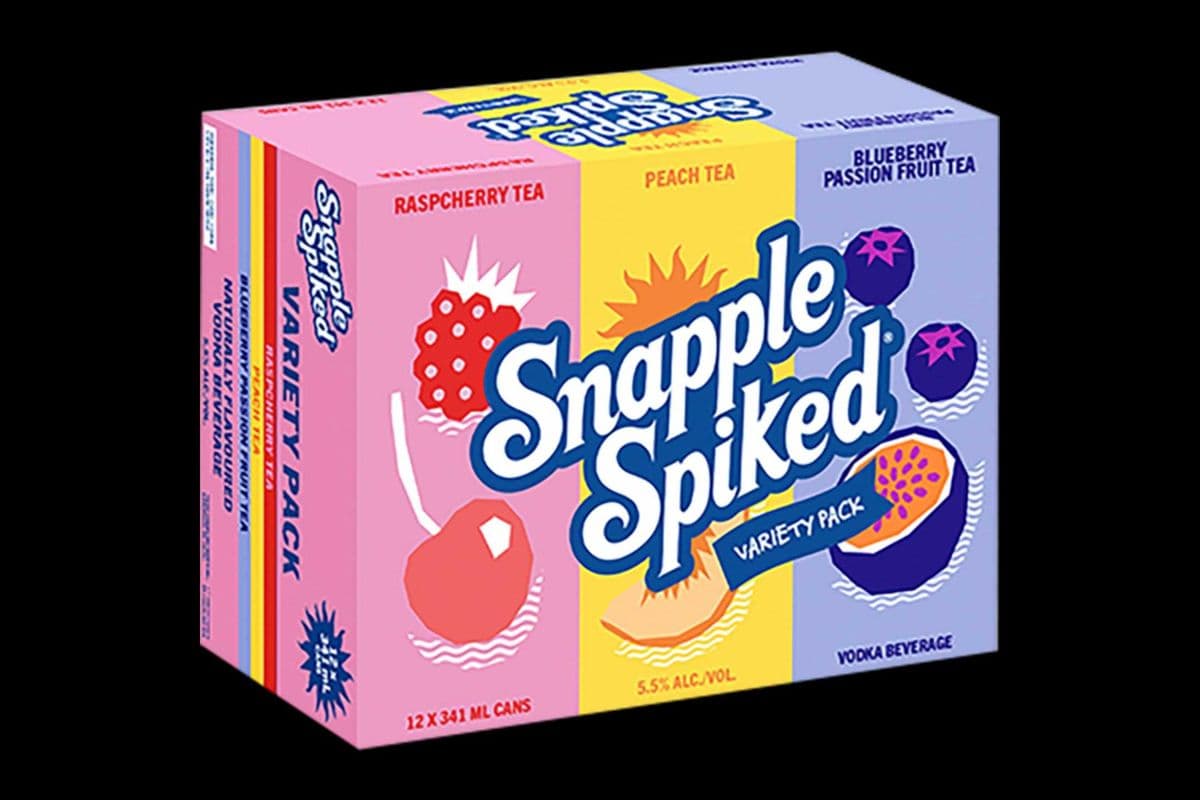 Snapple Spiked Variety Pack (12 x 341 ml)