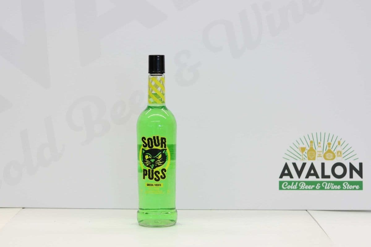 Sour Puss Green Apple 750ml Bottle (1 x 750ml)