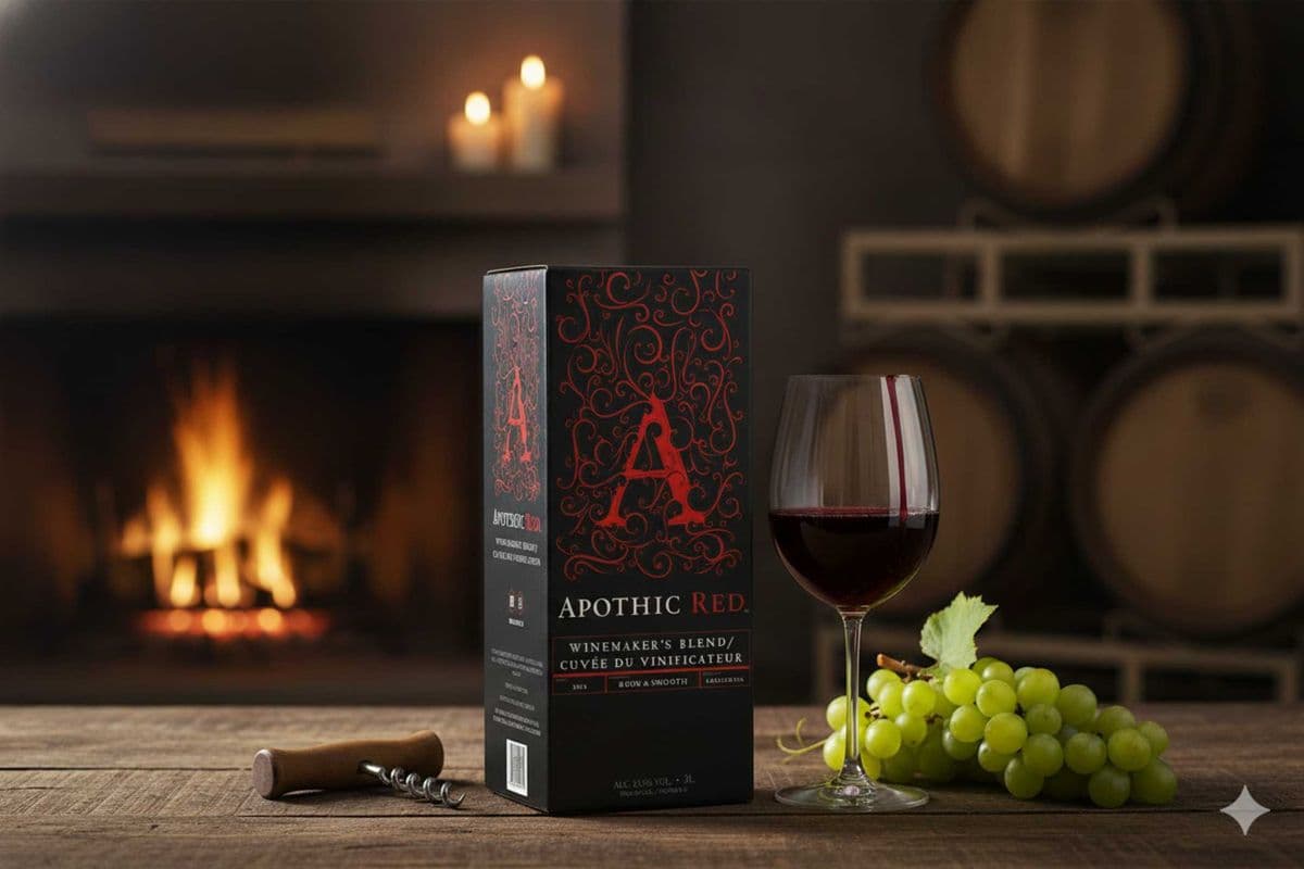 APOTHIC RED, BAG IN BOX RED WINE (3 L) 13.5% ABV (1 x 3 L)