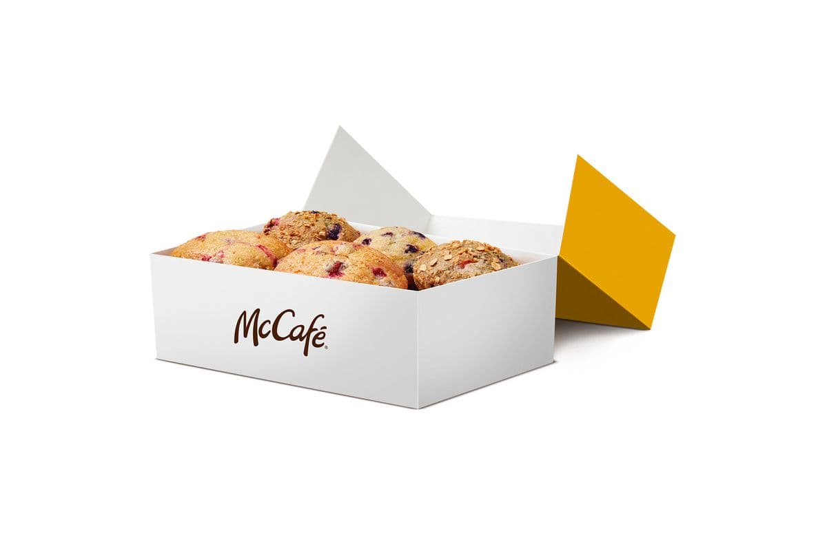 6 Muffins Cuits au Four Assortis  [2430.0 Cal]