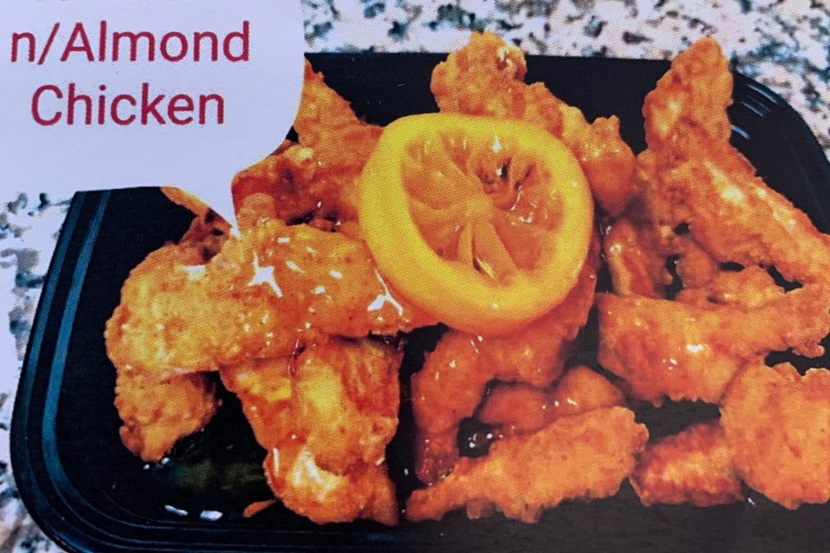 45. Lemon or Almond Chicken