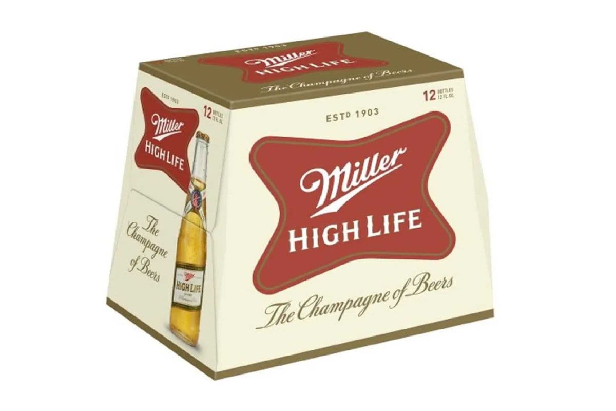 Miller High Life (12 x 355 ml Bottles)