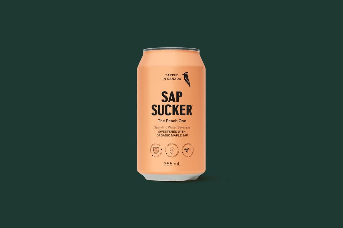 Sapsucker The Peach One Sparkling Water