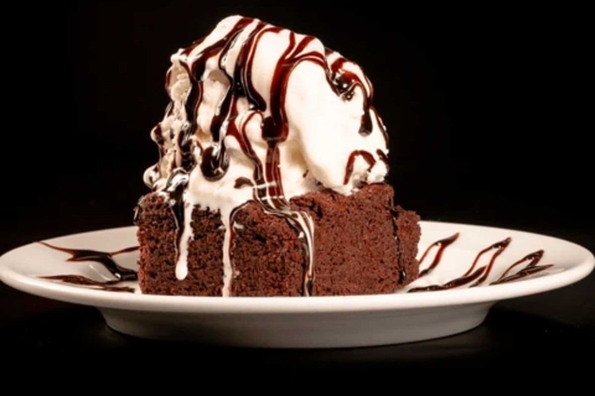 Brownie with Ice Cream