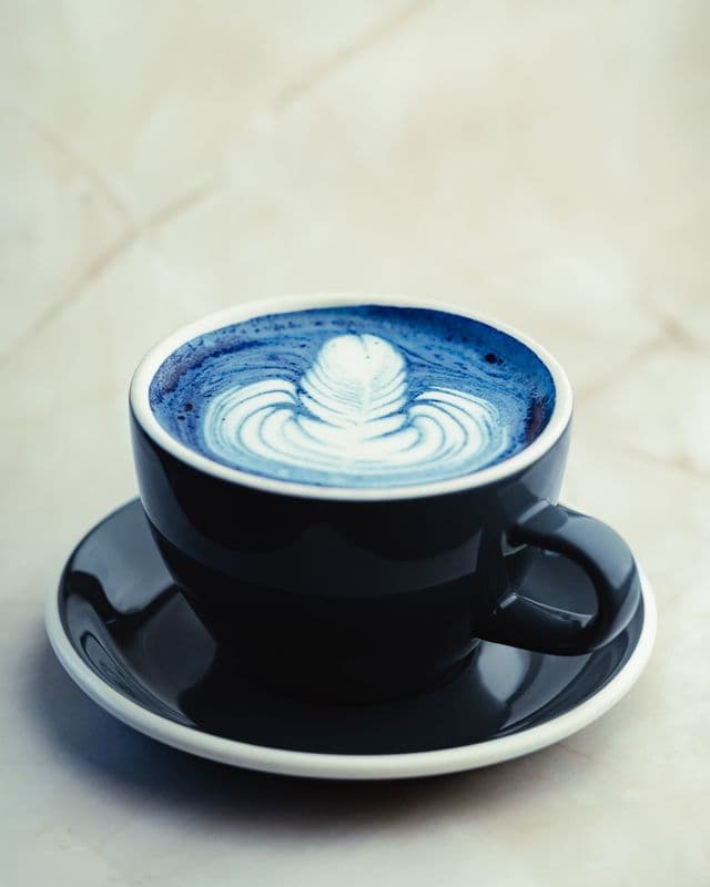 Lavender Blue Matcha Latte