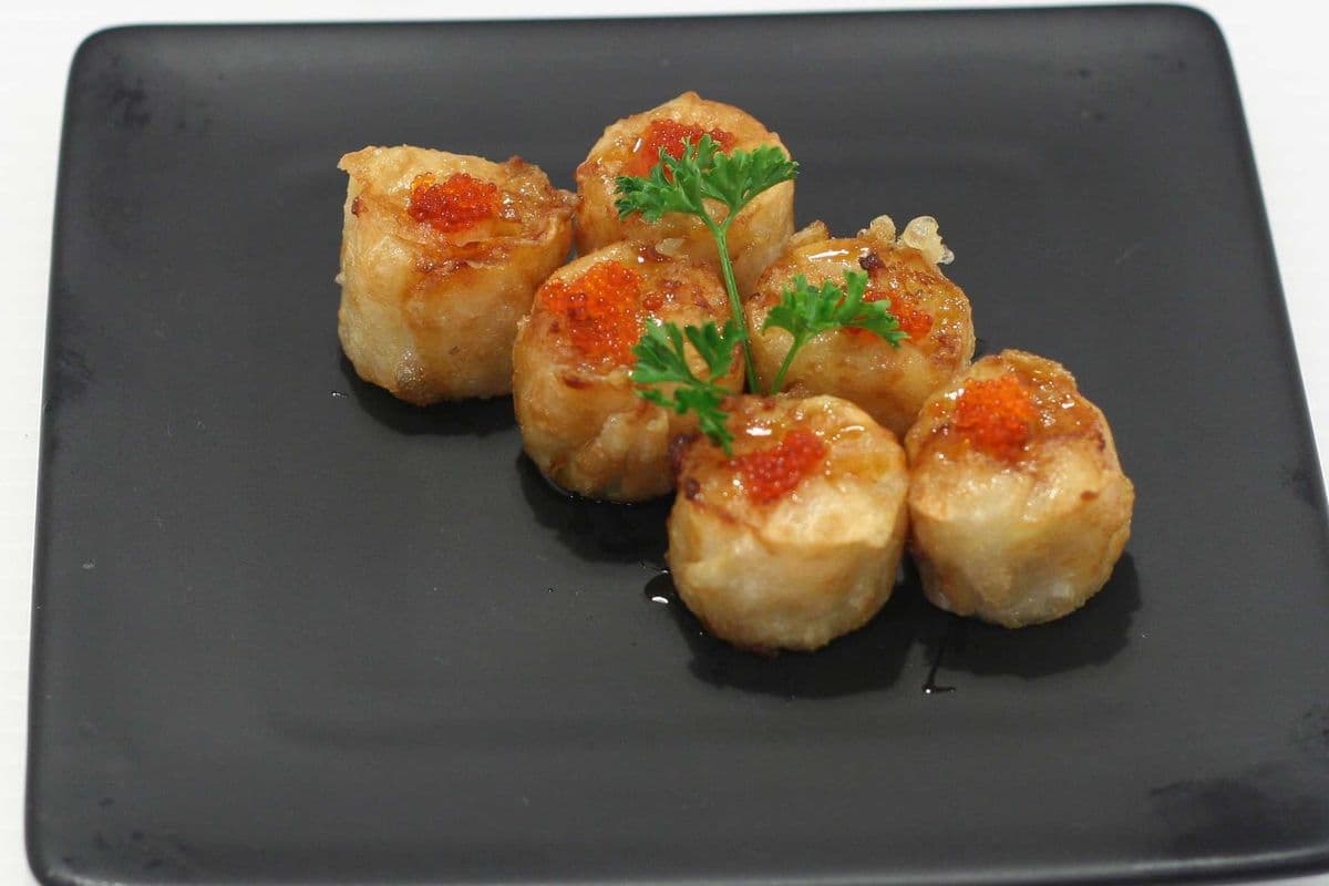 9. Deep-Fried Ebi Shumai (6 pcs)