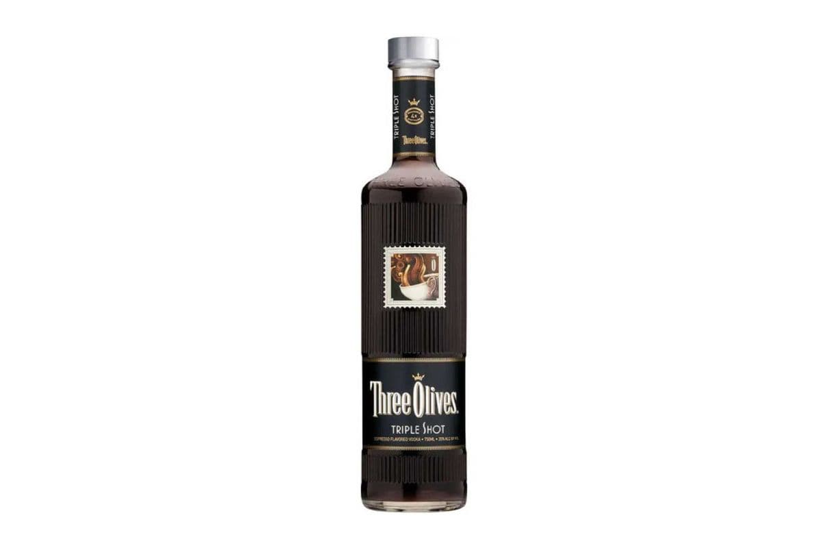Three Olives Triple Shot Espresso Vodka-750ml (1 x 750ml)