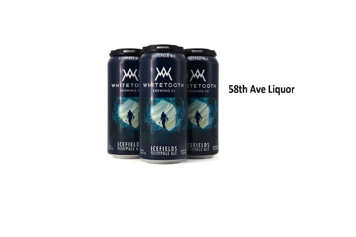 WHITETOOTH ICEFIELDS BELGIAN PALE ALE 4 CANS (1 x 4x473ML)